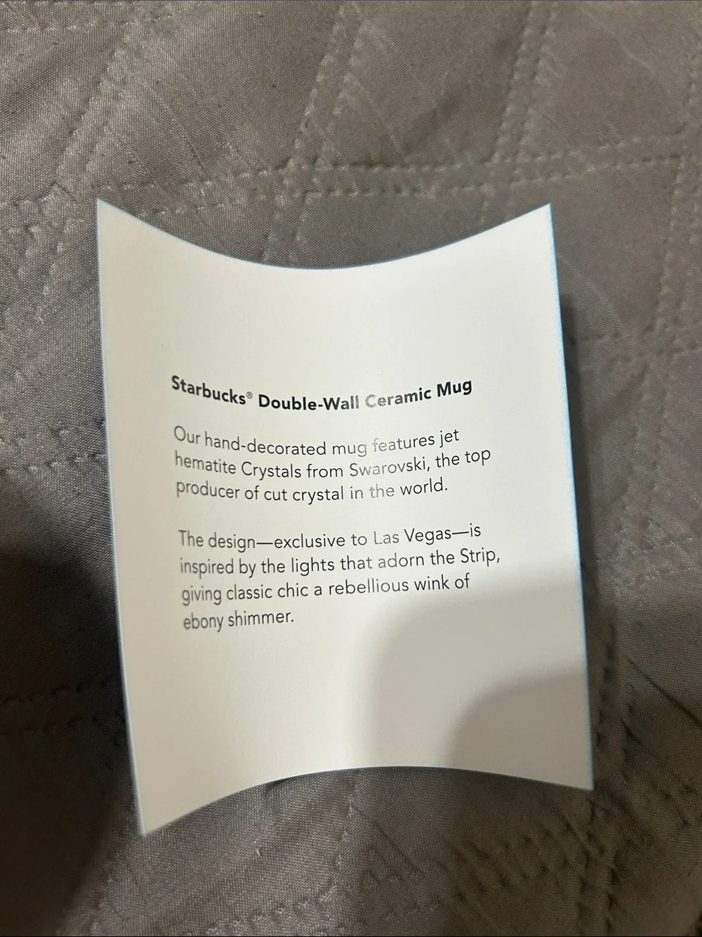 Starbucks travel tumbler